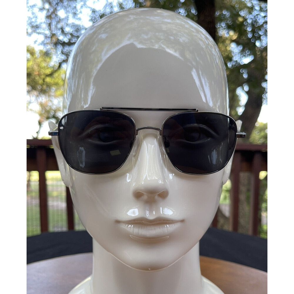 Calvin Klein CK21104S 014 Sunglasses Men Light Gunmetal Charcoal Lens